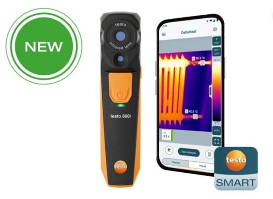 Obrázek k výrobku 10024 - chytrá sonda Bezdrátová termokamera pro chytré telefony testo 860i