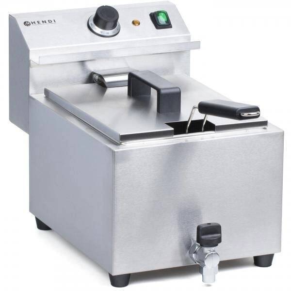 Obrázek k výrobku 10009 - Elektrická fritéza Masterpro s vypouštěcím kohoutem HENDI 209202