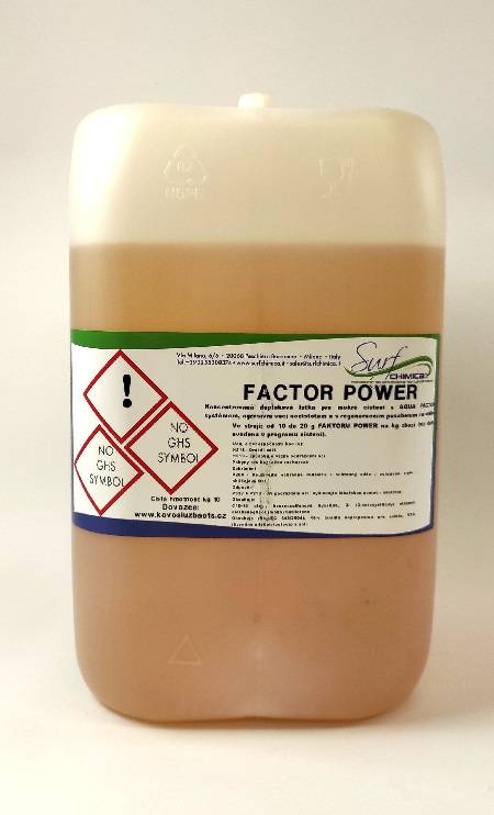 Obrázek k výrobku 4970 - FACTOR POWER/10 kg/agresivní vůči nečistotám a s regeneračním působením na vlákna