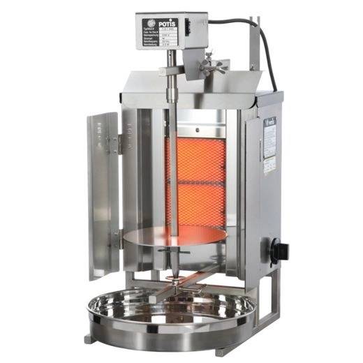 Obrázek k výrobku 10019 - Gril na gyros (kebab), plynový - do 7 kg | POTIS GD-1