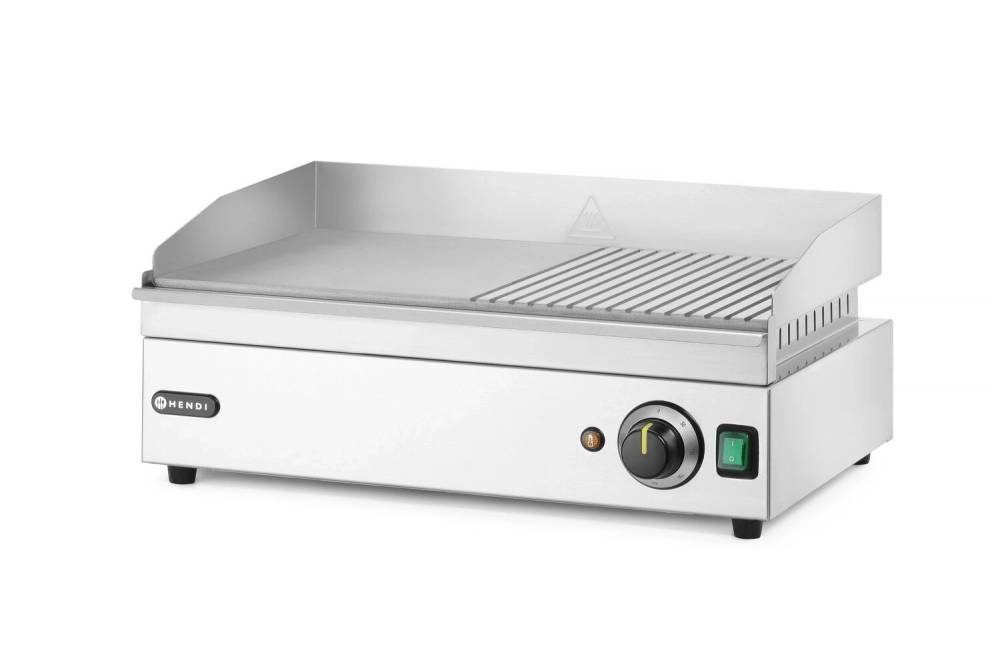 Obrázek k výrobku 10095 - Grilovací deska Kitchen Line, 1/2 vroubkovaná HENDI 154946