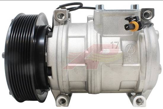 Obrázek k výrobku 9212 - kompresor Denso 10PA17C John Deere - PV8/146 mm/12V - 200/300/400/3400/4700/9000 78375/503-1403/40440140