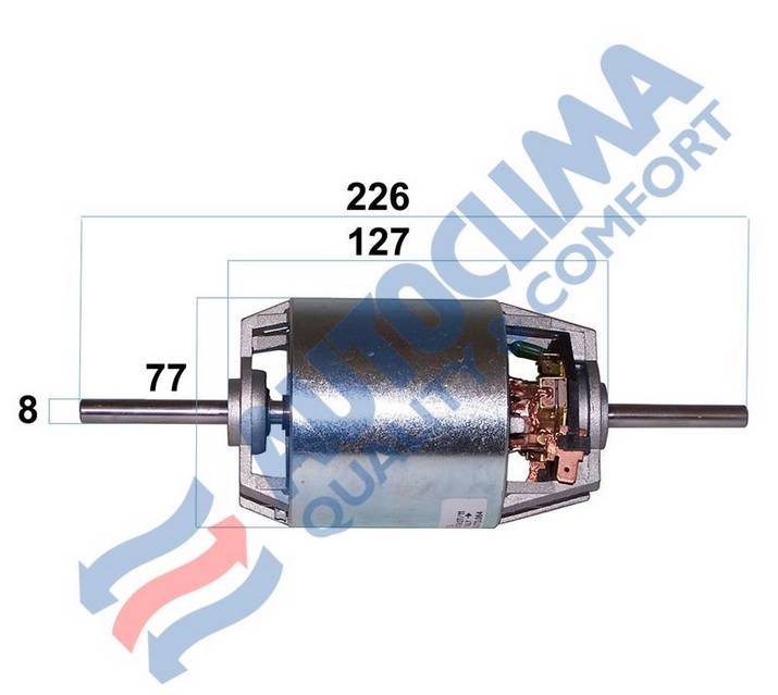 Obrázek k výrobku 9519 - motor ventilátoru New Holland TN 13V - 1 rychlost 20220211