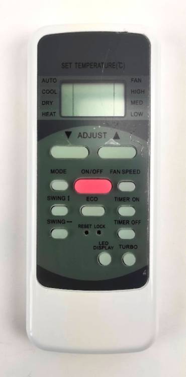 Obrázek k výrobku 8472 - ovladač dálkový infra YORK YHSF12XEEBMH-RX