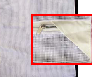 Obrázek k výrobku 4242 - pytel síťový pro čištění v PER 50 x 70 cm se zipem