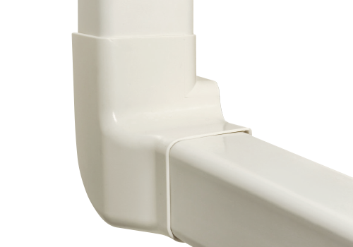 Obrázek k výrobku 6736 - redukce 90° levá 80 mm bílá 0814VS-W