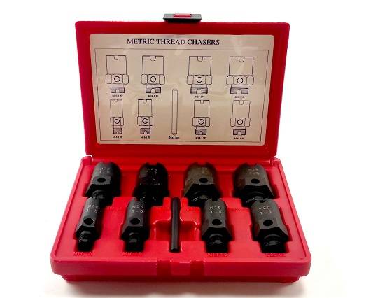 Obrázek k výrobku 9160 - sada pro opravu závitů - metrické závity (M14/M16/M18/M20/M22/M24/M27/M28) TAC-30031