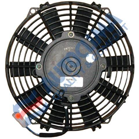 Obrázek k výrobku 9016 - ventilátor SPAL VA07-AP12/C-31A 225 mm, 12V, 10 listů, sací 1209002/30315007