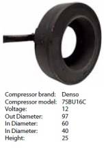 Obrázek k výrobku 9545 - cívka kompresoru Denso 7SBU16C, 10S17C – BMW, Honda – jiný rozměr - 12V 11-1589U-22/CC533