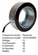Obrázek k výrobku 9259 - cívka kompresoru Panasonic - Mazda 3 - 2004> - 12V CC-6015