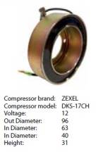 Obrázek k výrobku 9335 - cívka kompresoru Seltec/Zexel TM 13/15/16 12V - menší průměr řemenice 40460007