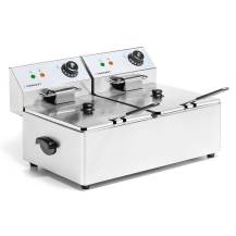 Obrázek k výrobku 10007 - Elektrická fritéza 2x6 l | FORGAST FG09026