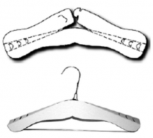 Obrázek k výrobku 3621 - forma na ramena z bílého papíru (500ks)