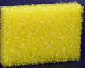 Obrázek k výrobku 5701 - houba na kůže, žlutá, 150x100x30 mm