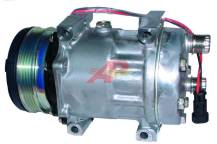 Obrázek k výrobku 9853 - kompresor SD7H15 12V, PV4, 112 mm, tangenciální úchyty -Agco, Massey Ferguson, CAT-model 8279 509-63923