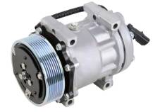 Obrázek k výrobku 9220 - kompresor SD7H15 12V, PV6, 119mm, tangenciální úchyty, vertikální o-kroužek - model 4628/8105 1201545/509-543