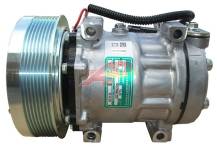 Obrázek k výrobku 9840 - kompresor SD7H15 12V, PV8, 152 mm - Claas - tangenciální, B. pad - model 509-666