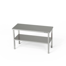 Obrázek k výrobku 10037 - Nástavec na stůl 2 nerezové police 4 nohy 80x30x60 cm | FORGAST