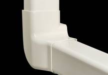 Obrázek k výrobku 6736 - redukce 90° levá 80 mm bílá 0814VS-W