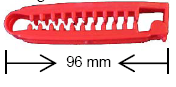 Obrázek k výrobku 3605 - uzávěr pytle - klip červený