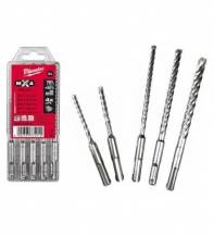 Obrázek k výrobku 6868 - vrtáky SDS-plus sada 5ks čtyřbřité 5,6x115mm 6,8,10x165mm